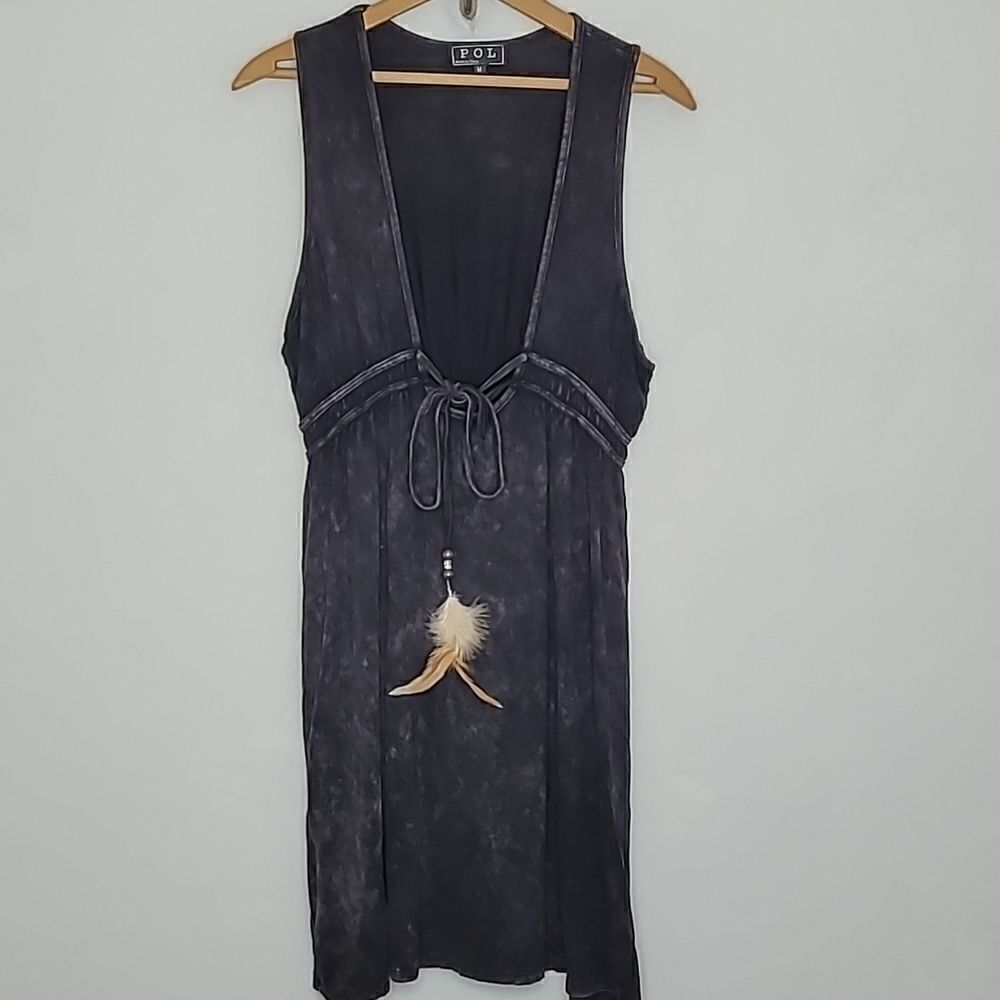 POL Sleeveless Boho Dress Size Medium